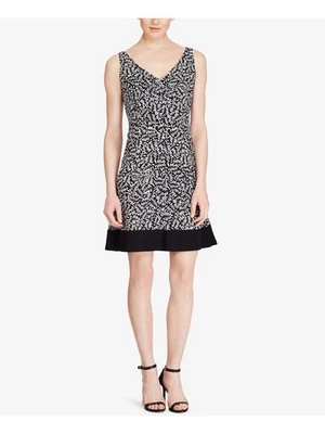 AMERICAN LIVING Feminino Preto Sem Mangas Acima do Joelho Fit + Vestido Flare 6 - Imagem 1 de 4