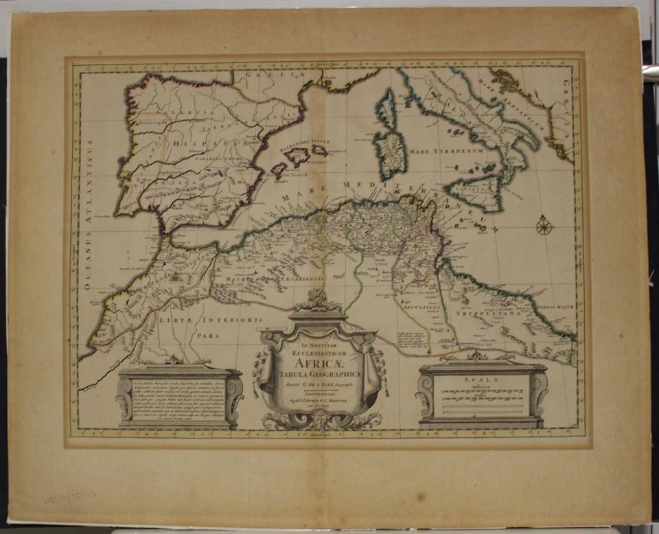 WESTERN EUROPE 1742 DE LìISLE & COVENS/MORTIER UNUSUAL ANTIQUE ORIGINAL MAP - Image 1 of 1