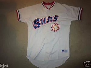Jacksonville Suns #21 Minor League Seattle Mariners MLB Game Worn Jersey 44 - Picture 1 of 5