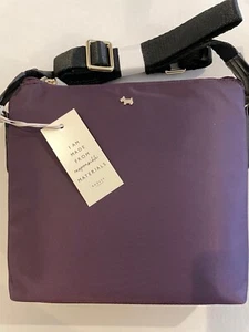 RADLEY London Filey Avenue Responsible Ziptop Crossbody Bag,dark purple,nylon - Picture 1 of 12
