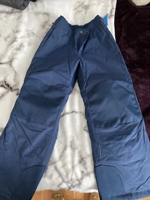 NWT Columbia Unisex Kids 10/12 M Navy Water Repellant snow Ski Snowboard  Pants - Image 1 of 4