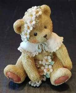 Enesco Cherished Teddies May "May" Bear With Flowers  - Picture 1 of 6
