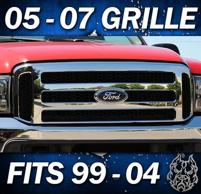 2007 Ford F250 F350 Grille Conversion Grill 1999-2004  - Image 1 of 4
