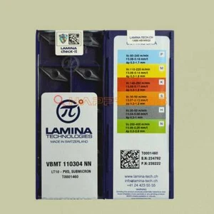 10Pcs NEW Lamina VBMT110304NN LT10 VBMT221 CNC Turning inserts Carbide inserts - Picture 1 of 1