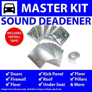 Heat & Sound Deadener Early Cars 1933 - 1934 Master Kit + Seam Tape 53859Cm2