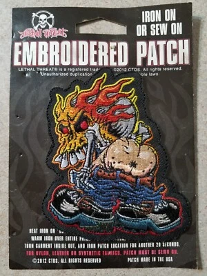 Mini adesivo novo com etiquetas Lethal Threat Moon Brat 3,25 x 3,75 MN32062 - Imagem 1 de 2