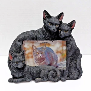 Vintage E&S Imports 3D Deko Schwarze Katzen 4x6 Bilderrahmen Neu in OVP Vintage Sammler - Bild 1 von 10
