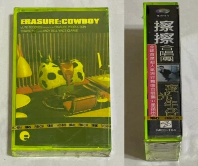 Erasure (Depeche Mode) 1997 Cowboy Taiwan Edition Cassette Tape Promo Insert NEW - Image 1 of 4