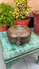 Antique India Brass Hand Engraved Design Chapatti Box With Handle &amp; Latch