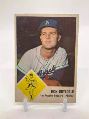 Don Drysdale 1963 Fleer #41 Los Angeles Dodgers EX #4 - Imagem 1 de 2