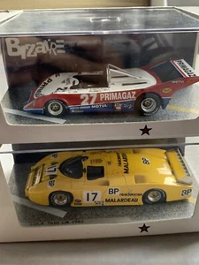 2 X LOLA 1/43 RESIN CAR MODELS BY BIZARRE T610 1982 T298 1980 - Picture 1 of 12