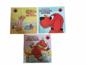 Clifford The Big Red Dog Series Lot Of 3 Hardcover Illustrated Norman Bridwell - Picture 1 of 1