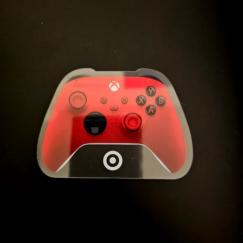 Target Xbox Remote Red DIE CUT PLASTIC NEW COLLECTIBLE GIFT CARD $0 #5813 - Image 1 of 1