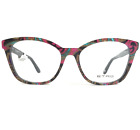 Etro Eyeglasses Frames ET2633 014 Black Bright Pink Paisley Cat Eye 53-16-140