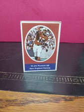 Jim Plunkett 1972 Sunoco Football Sticker New England Patriots