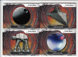 2018 Star Wars Masterwork Super Weapons Complete Set (7 Cards) - Picture 1 of 1