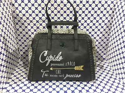 Borsa Le Pandorine Donna - Bowling Cupido - Nero - DAS02 - Imagem 1 de 3