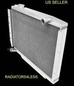 CHAMPION 3 ROW ALUMINUM RADIATOR 1981-86 JEEP CJ CJ5 CJ7 2.5L 4.2L DRIVER FILLER - Picture 1 of 3
