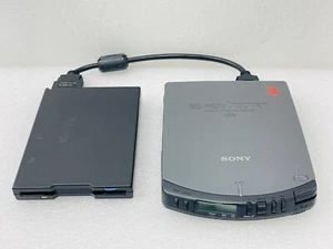 Sony Discman Portable External CD-ROM Drive PRD-650 With IBM FD-05P / USED - Afbeelding 1 van 9