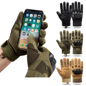 Hombre Guantes Tácticos Seguridad Militar Combate Nudillo Protección Trabajo - Imagen 1 de 15
