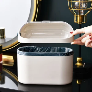 Desktop Trash to Trash Capacity Countertop Trash with Lid for Kitchen Storage - Picture 1 of 11