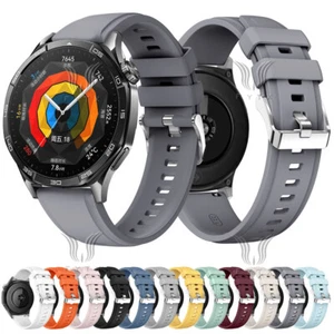 Correa deportiva de silicona para Huawei Watch GT 5/4/3/2 46mm Watch 4 3 Pro Ultimate - Imagen 1 de 63