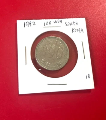 1992 100 WON South Korea COIN - NICE WORLD COIN !!! - Image 1 of 2