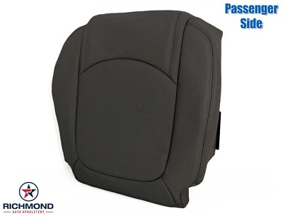 Saturn Outlook XR XE 2008 2009 - Cubierta de asiento de cuero inferior lateral del pasajero negra Foto 1 de 4