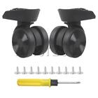 Suitcase Luggage Replacement Swivel Caster Mute Wheels JL-05 3.54 Inch Pack of 2