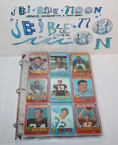 1971 Topps Football Card Partial Set 1-263 182/263 Cards LOADED Stars HOF RC's - Picture 1 of 11