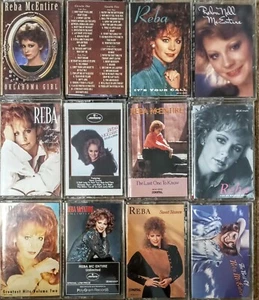 Reba McENTIRE Cassette Tape Lot of 12 Country Vintage Southern Ballads Classics - Picture 1 of 2