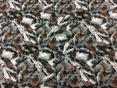 Springs Creative-pine Cones-100% Cotton Fabric