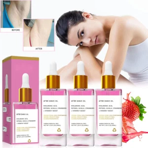Beauty Strawberry Vanilla After Shave Oil for Smooth Skin Post Shave 1-5pc - Picture 1 of 19