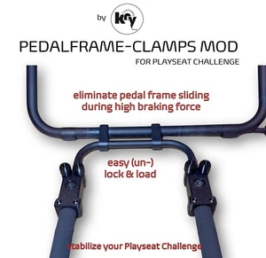 Playseat Challenge Mod Pedalframe-Clamps Reinforcement Pedalrahmenklemme - Bild 1 von 5