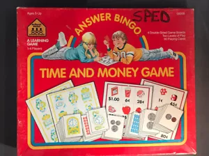 Time And Money Game Answer Bingo School Zone Ages 5+ 1-4 Players Educational - Picture 1 of 2