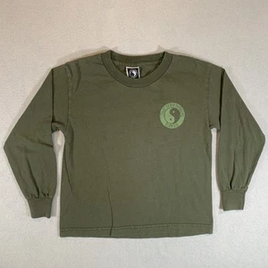 T&C Surf Designs Long Sleeve T Shirt Town & Country Youth XS Dark Green - Picture 1 of 8