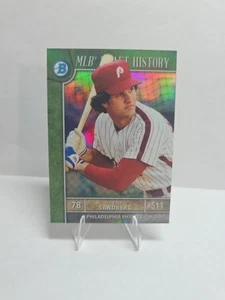 2017 Topps Bowman Chrome - RYNE SANDBERG # MLBD-RS NM+-MT Cond Refractor /250 - Picture 1 of 3