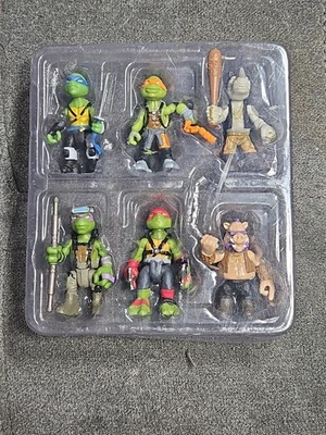 New Teenage Mutant Ninja Turtles Mini Figures Set 2016 Viacom Playmates 6 Toys - Image 1 of 4