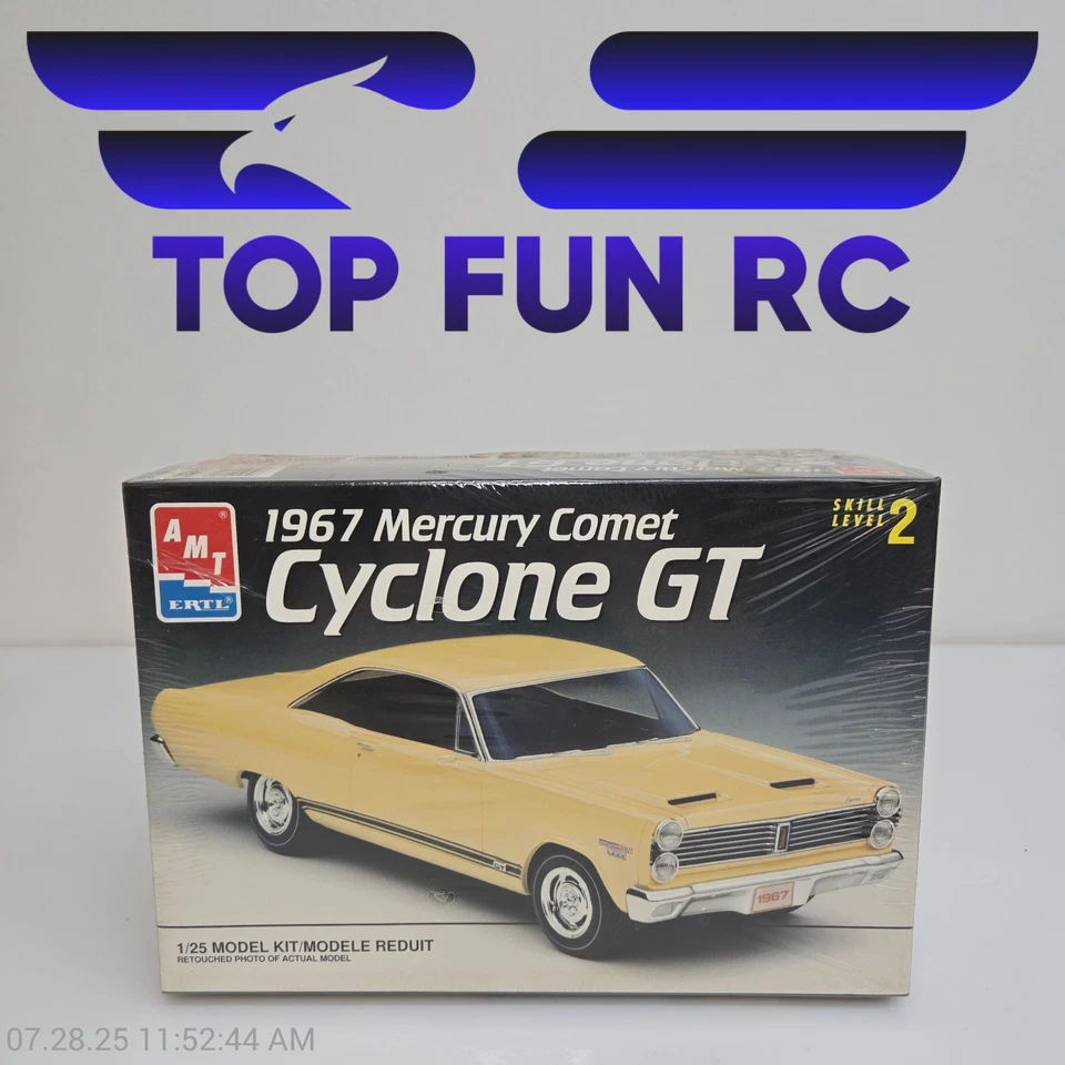 AMT ERTL 1/25 Scale Model Kit 1967 Mercury Comet Cyclone GT - Image 1 of 2