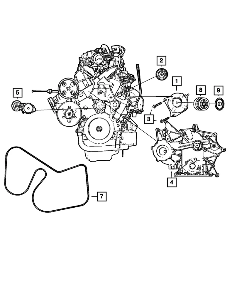 Genuine Mopar ENGINE - ALTERNATR | Mopar R4868430AE R4868430AE - Image 1 of 4