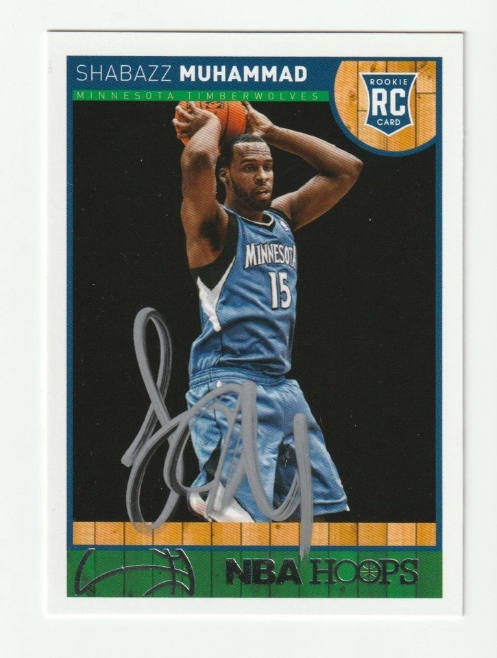 Shabazz Muhammad Signed 2013-14 Panini NBA Hoops Card #274 Auto Timberwolves COA - Image 1 of 1