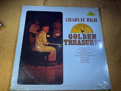 Z5-76 CHARLIE RICH Sun’s Golden Treasures - 1974 - SEALED - SUN RECORD - COUNTRY - Image 1 of 4