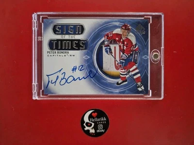 2020-21 Peter Bondra SP Authentic Sign Of The Times Auto #SOTT-PB Upper Deck - Image 1 of 2