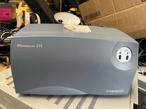 Fargo Persona C11 Plastic ID Card Badge Printer - Picture 1 of 7