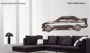 BMW E30 EVO M3 - Wandbild Aufkleber - Bild 1 von 2