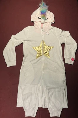 NUEVO CON ETIQUETAS Exhilaration Unicornio Una Pieza Cremallera Ropa de Dormir Disfraz Talla XS/S Foto 1 de 4