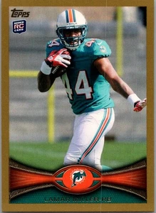 2012 Topps Gold Lamar Miller Miami Dolphins #242 /2012 - Bild 1 von 2