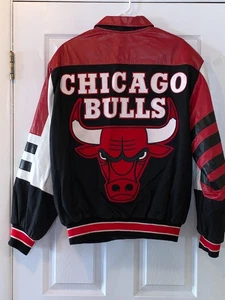 VINTAGE JEFF HAMILTON CHICAGO BULLS LARGE JACKE MADE IN USA - Bild 1 von 9
