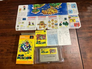 Super Mario World Nintendo Super Famicom SFC Boxed Japanische Version Getestet - Bild 1 von 10