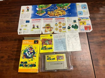 Super Mario World Nintendo Super Famicom SFC Boxed Japanese version Tested - Image 1 of 4